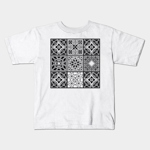 Mosaics of the Larario di Achilles Kids T-Shirt by Mosaicblues